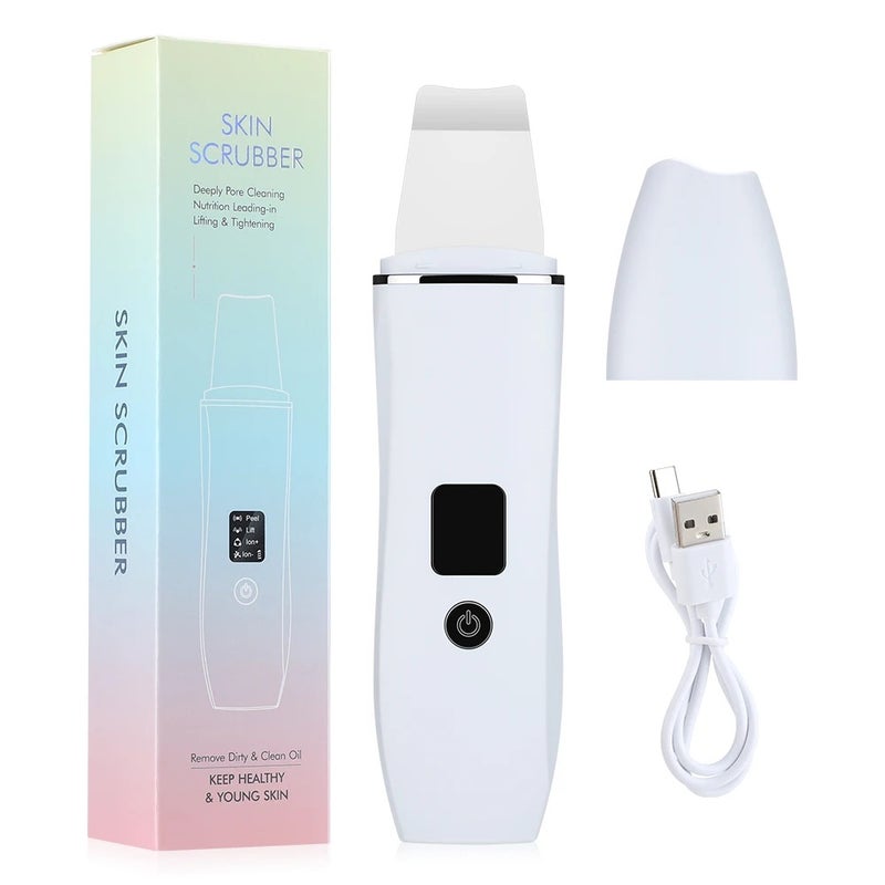 HailiCare Ultrasonic Skin Scrubber Electric Facial Cleansing Pore Deep Cleanser Acne Blackhead Remover Peeling Shovel Lifting Skin Care - Image 1