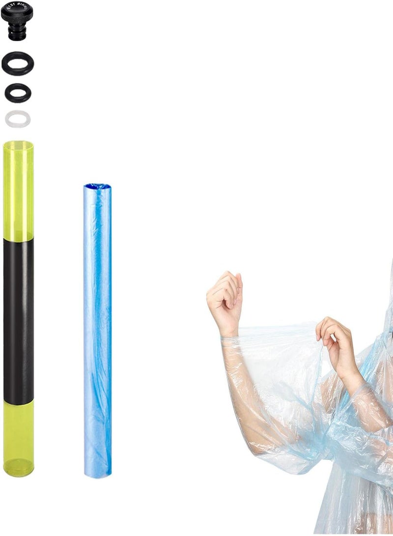 GGOOT 3 Pcs Rain Ponchos For Adults, Time Use Poncho For Adults, Time Use PE PVC Raincoat For Women, Men's Cycling Rain Jacket Portable, Running Jacket Waterproof Lightweight - Image 1