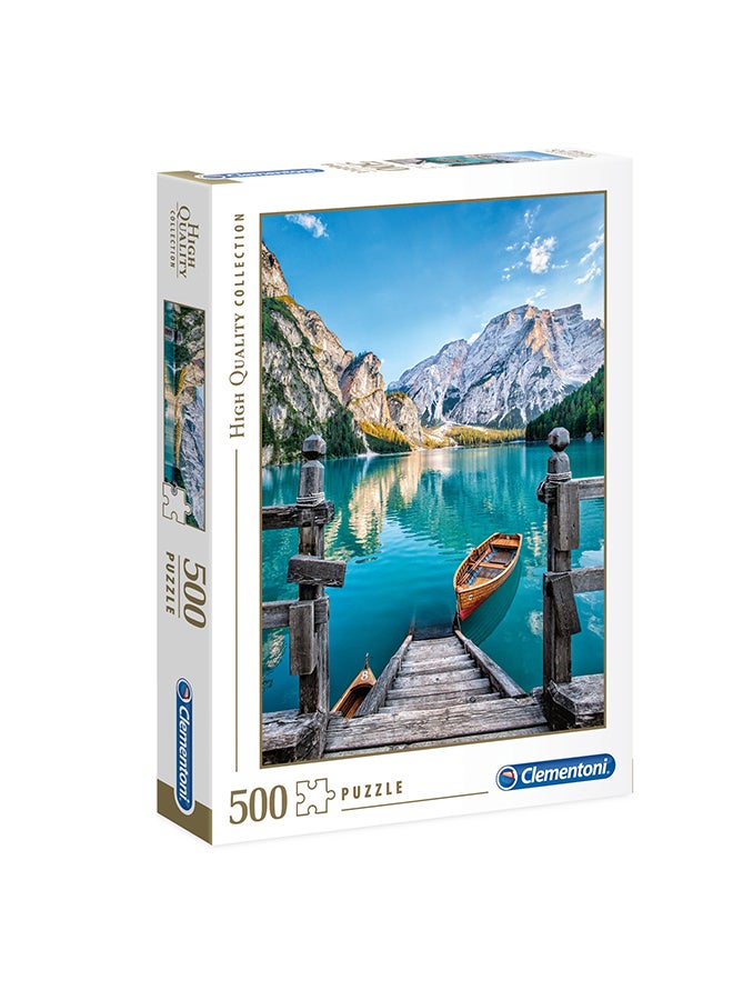 Clementoni Puzzle Braies Lake 500 Pieces - Image 1