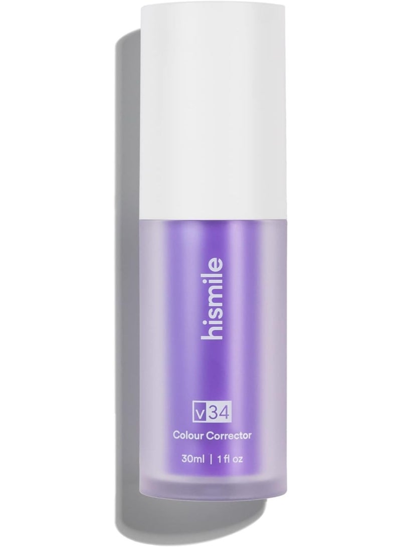HiSmile Purple Teeth Color Corrector – Whitening Toothpaste for Stain Removal & Bright, White Smile (30ml) - Image 1