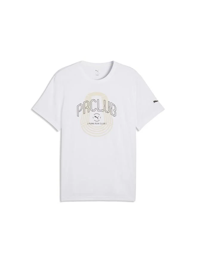 Puma PUMA White Run Club Graphic Tee Men for Men | Best Price UAE