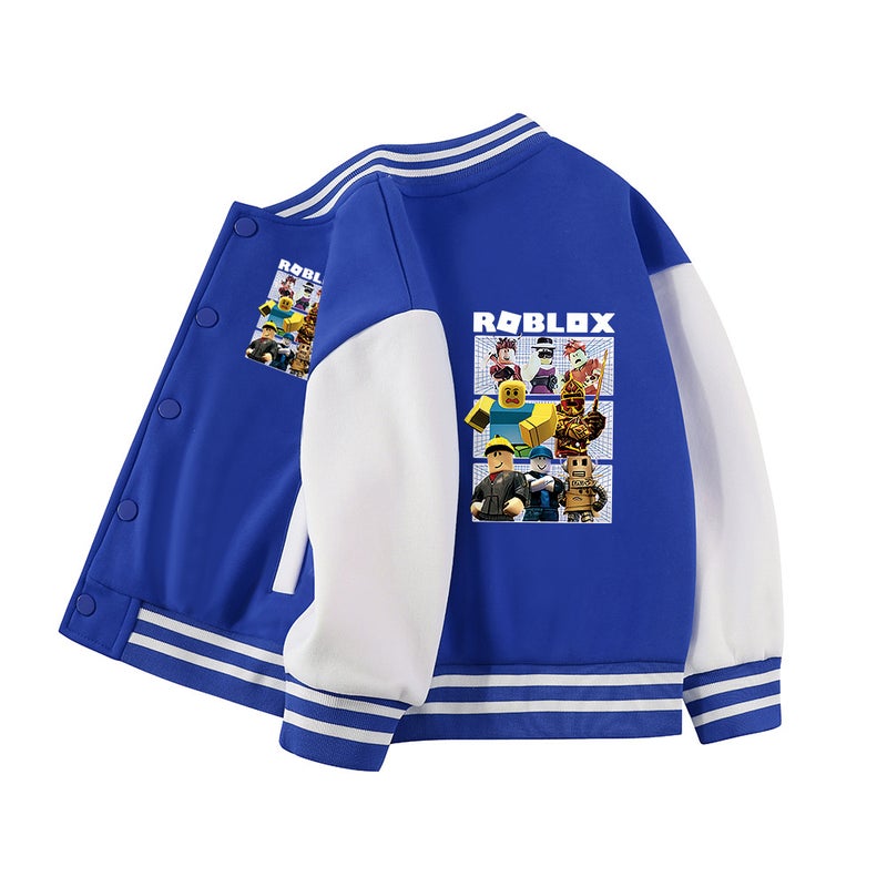 Boys' Autumn Baseball Jacket Thickened Thin Velvet New Children'S Medium And Big Children Boys' Casual Jacket - Image 2