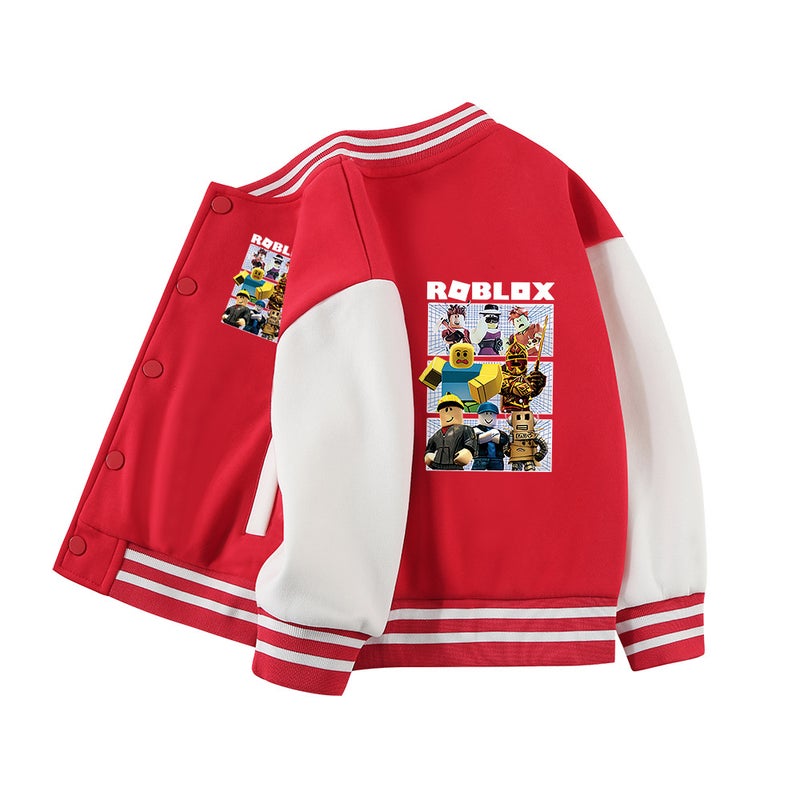 Boys' Autumn Baseball Jacket Thickened Thin Velvet New Children'S Medium And Big Children Boys' Casual Jacket - Image 5