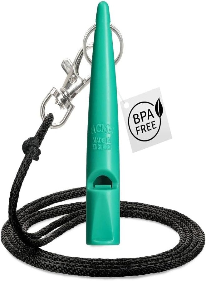 ACME 210.5 Professional Dog Training Whistle with Lanyard. BPA-Free Plastic. 90 dBA. Standardized 5700Hz Frequency for Smaller Dogs. Weatherproof. Made in The UK (Emerald Green/Black) - Image 2