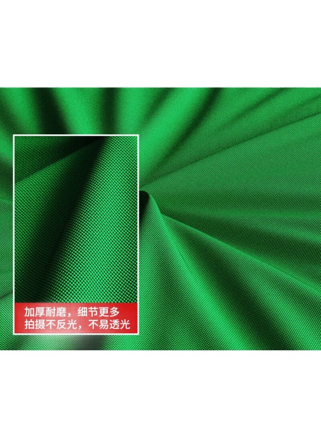 Youfes Yangfeisi Yc7 Professional Green Screen Chroma Key Cloth, Thickened Solid Green Background Cloth, Film And Photography Cloth, Portable Shooting Tiktok Recording Video Backdrop, 1.5*2 Meters - Image 1