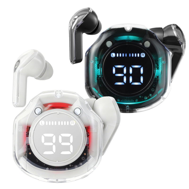 OOYY Dual-Tone Sports Bluetooth Earbuds Set with Wireless Charging Case - High-Definition Call Clarity, Easy Pairing with iOS & Android Mobiles, Great for Workouts and Daily Listening - Image 1