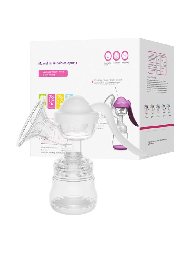 ALLTOMOM Manual Breast Pump 150ml BPA Free Bottle with 2 Modes for Efficient Expression and Easy Cleaning  - Image 1
