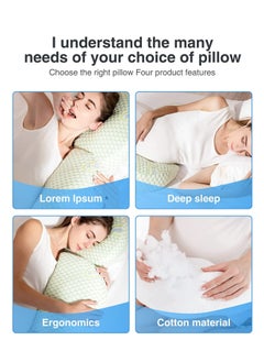 SYOSI Pregnancy Pillows for Sleeping, Maternity Pillow, Pregnancy Body Pillow Support for the Back, Legs, Belly, and Hips of Pregnant Women, Detachable and Adjustable with Pillow Cover  - Image 2