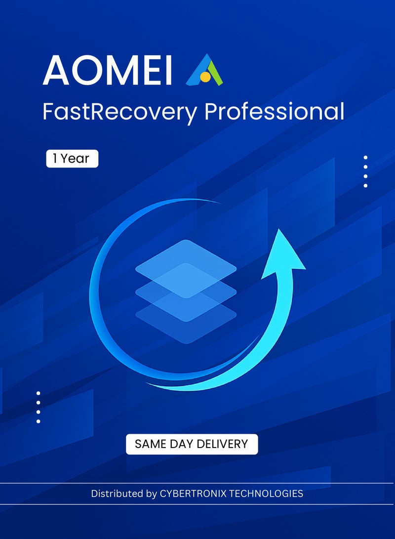 AOMEI AOMEI FastRecovery Professional |  1 Year | Digital License | SAME DAY DELIVERY
