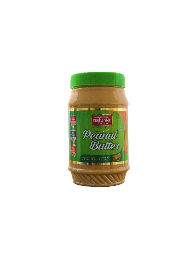 Nature's Choice Peanut Butter Crunchy 1Kg - Image 1