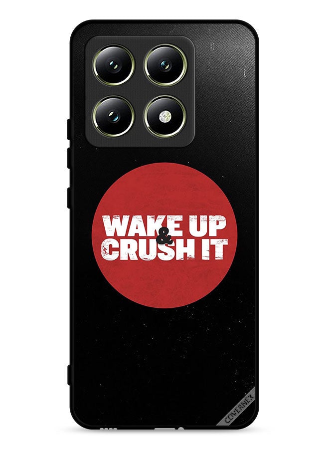 Covernex Xiaomi 14T 5G Protective Case Cover Wakeup & Crush It - Image 1
