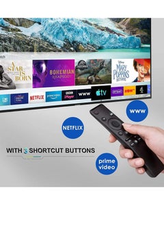 HuHa Universal Remote Control Compatible for All Samsung TV LED QLED UHD SUHD HDR LCD Frame Curved Solar HDTV 4K 8K 3D Smart TVs, with Buttons for Netflix, Prime Video  - Image 3