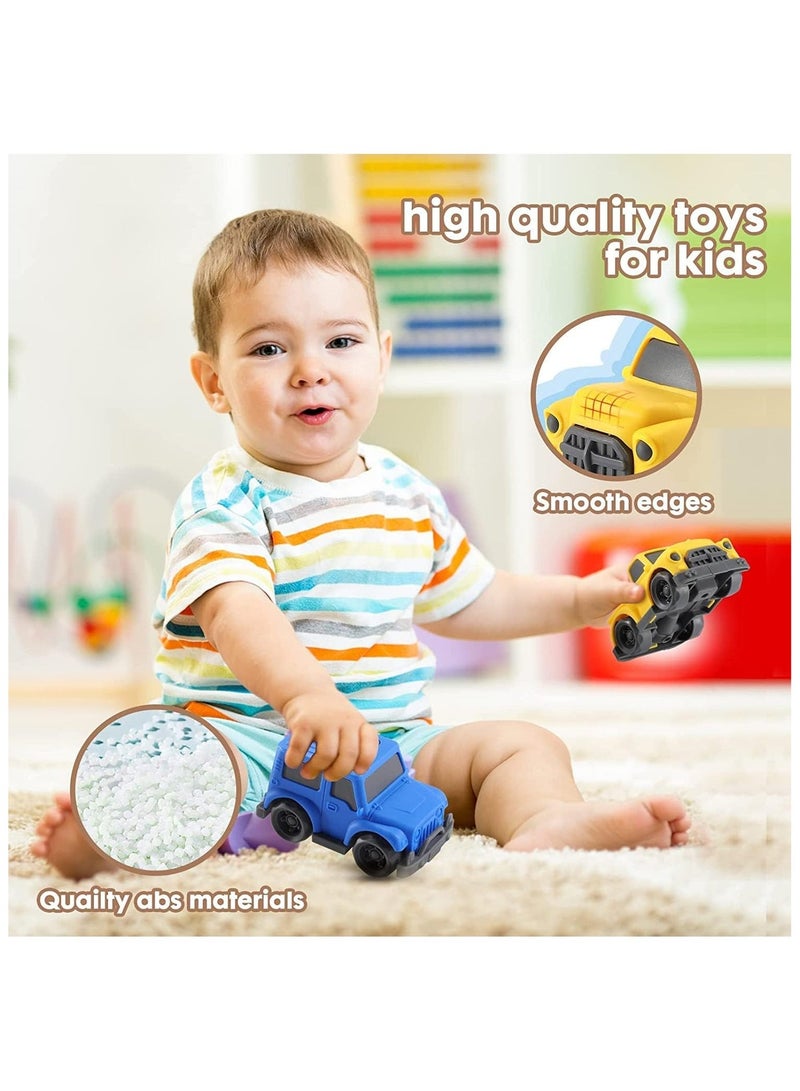 5-in-1 Transport Truck Toy Set for Boys and Girls Aged 18 Months and Up, Friction-Powered Cars, Birthday Gifts, with Music and Interactive Sounds - Image 5