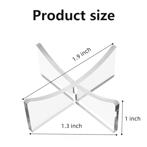 HEMYLU Ball Stand 4-Pack, Acrylic Display Stand for Softball, Baseball, Golf Ball and Field Hockey Ball, Ball Display Holder for Storage and Displaying - Image 2