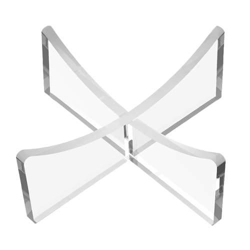 HEMYLU Ball Stand 4-Pack, Acrylic Display Stand for Softball, Baseball, Golf Ball and Field Hockey Ball, Ball Display Holder for Storage and Displaying - Image 1
