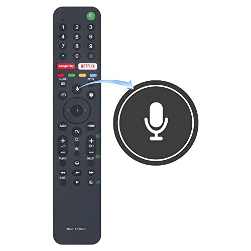 Beyution RMF-TX500P Voice Remote Control Compatible with Sony TV A8H Series X85G Series X95G Series X8000 Series X8500 Series X9000 Series X9500 Series,Sub Remote Control: RMF-TX510V RMF-TX500T - Image 2