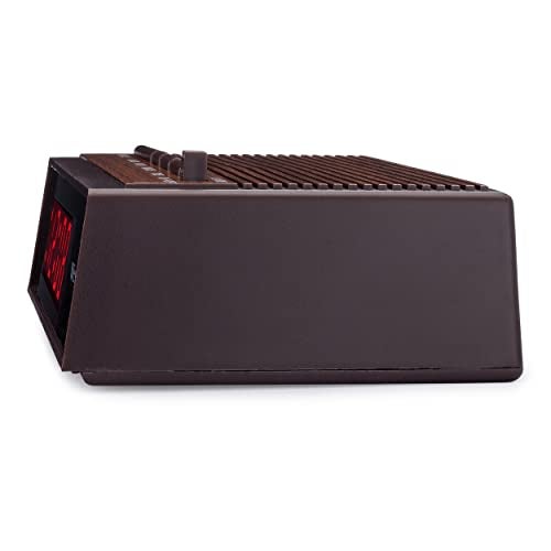 Westclox Retro Wood Style Easy To Read Super Bright Small Night Table Ascending Alarm Clock 22690. - Image 4