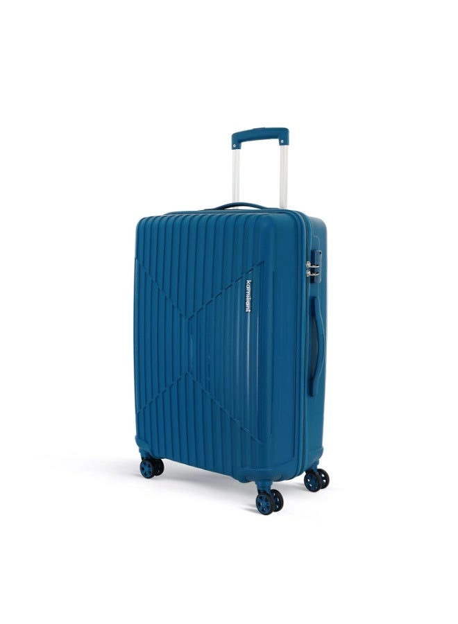 KAMILIANT by American Tourister Savvy | Trolley Bag Check-in Large Size (80 cms) for Travel| Hard Case Polypropylene (PP) Suitcase | 360° 8-Wheel Luggage Trolley | Combination Lock | Deep Ocean - Image 1