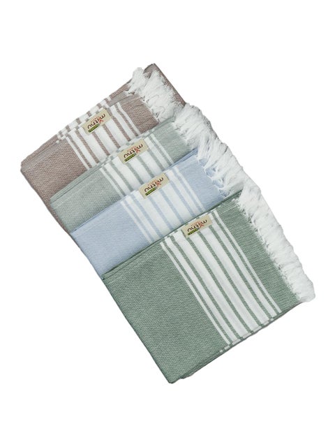 RAMRAJ COTTON RAMRAJ Pack of Signature Bath Towels MulticolorOS