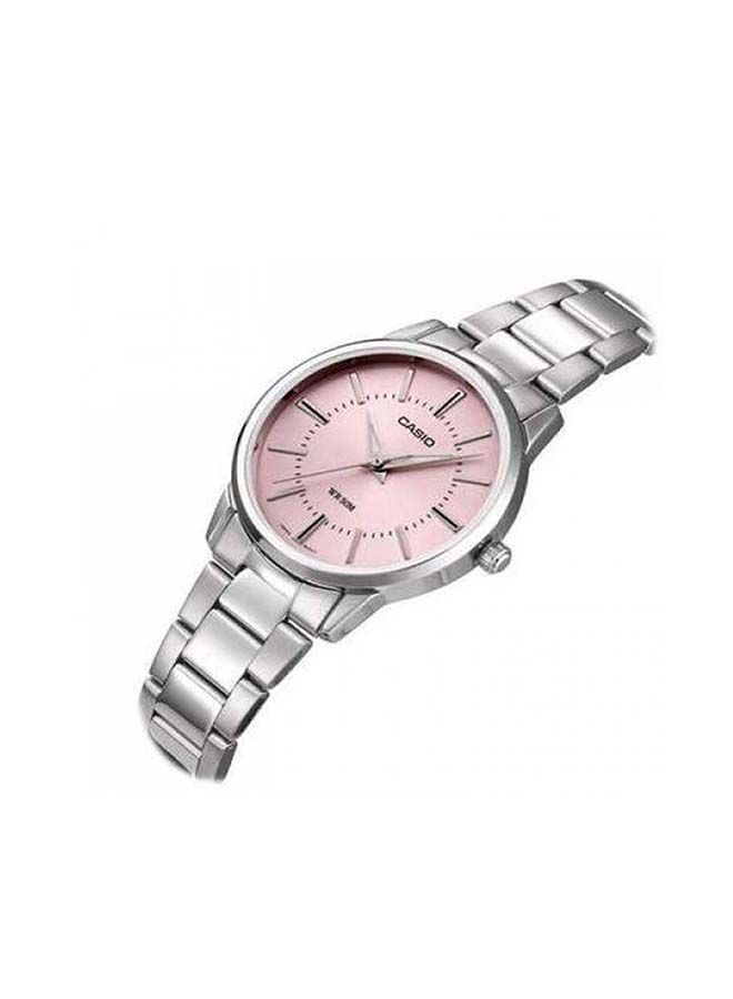 CASIO ساعة يد تناظرية من الفولاذ المقاوم للصدأ LTP-1303D-4ADF - 36 مم - فضي - Image 2