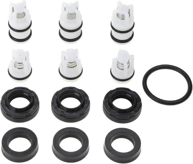 طقم إصلاح رأس المضخة المثلثية للغسالة عالية الضغط، حشيات، صمامات فحص الزيت، أجزاء مضخة المياه - Image 5