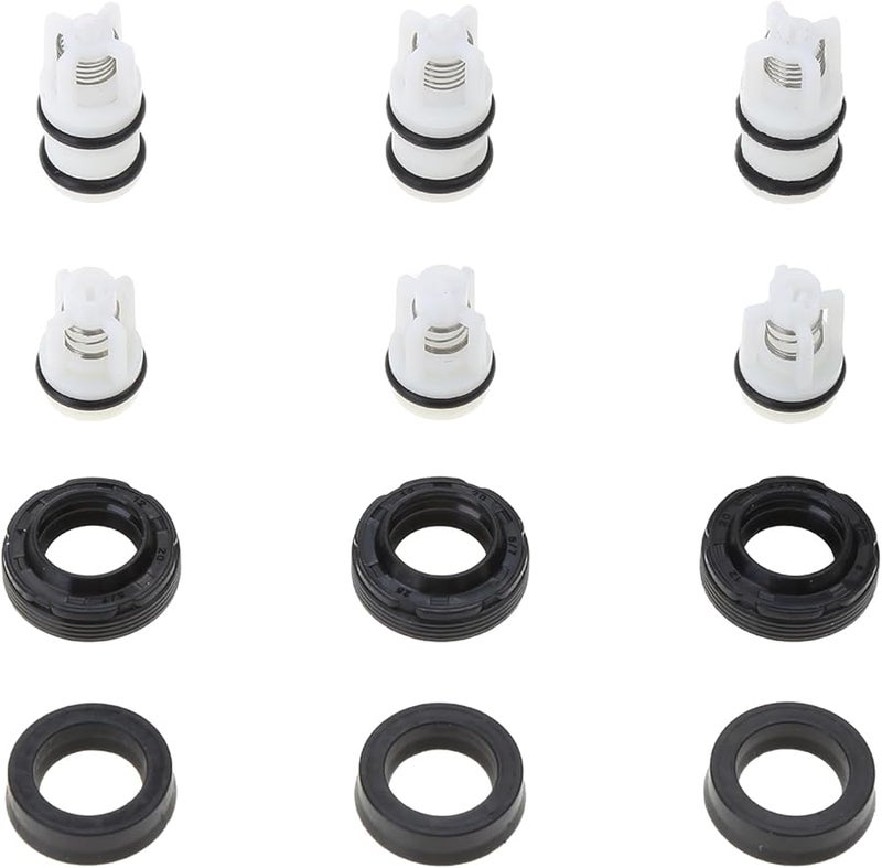 طقم إصلاح رأس المضخة المثلثية للغسالة عالية الضغط، حشيات، صمامات فحص الزيت، أجزاء مضخة المياه - Image 4