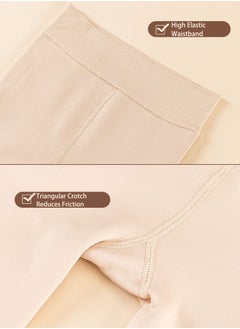VUCATIN Thickened Lined Tights Women's Winter Thermal Tights Women's Winter Thermal Pantyhose Stockings 300g (Beige)  - Image 3