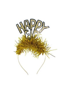 Generic Happy Eid Black X Gold Headband 