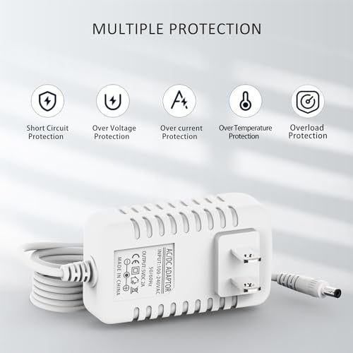 BOEEA 5V Power Cord Replacement for Graco Duetsoothe Swing, Charger for Simple Sway and Nova Baby Swing, 6.6 Ft Charging Cable, White - Image 3