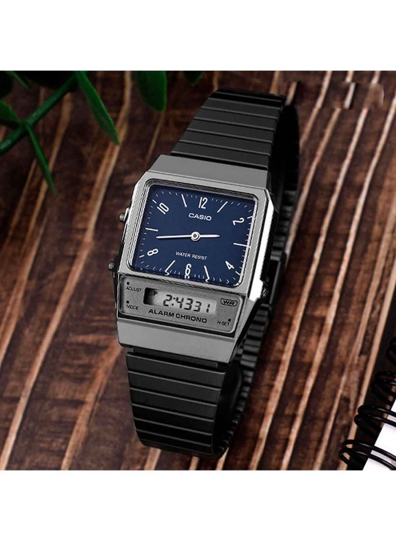 CASIO VINTAGE UNISEX ANALOG DIGITAL WATCH AQ-800EB-2A - Image 2