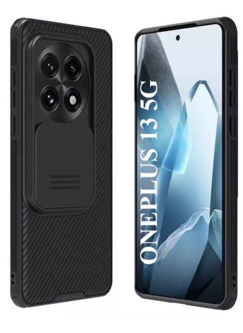 Case for OnePlus 13 Camshield Pro Case With Slide Camera Lens Protection Anti scratch Back With Edge Frame Bumper Protection Anti Fingerprint Soft Delicate Touch Cover Compatible for OnePlus 13