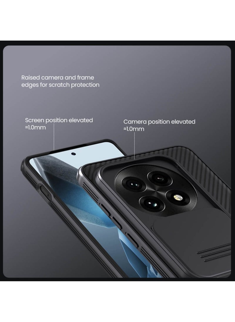 Generic - Case for OnePlus 13 Camshield Pro Case With Slide Camera Lens Protection Anti scratch Back With Edge Frame Bumper Protection Anti Fingerprint Soft Delicate Touch Cover Compatible for OnePlus 13 - Image 1