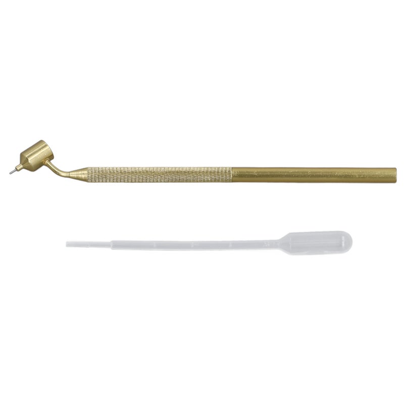 Fine Line Paint Pen Slanting Fluid Writer Detailing Painting Applicator for Rock Chip Scratch Repair with Dropper 0.7mm - Image 1