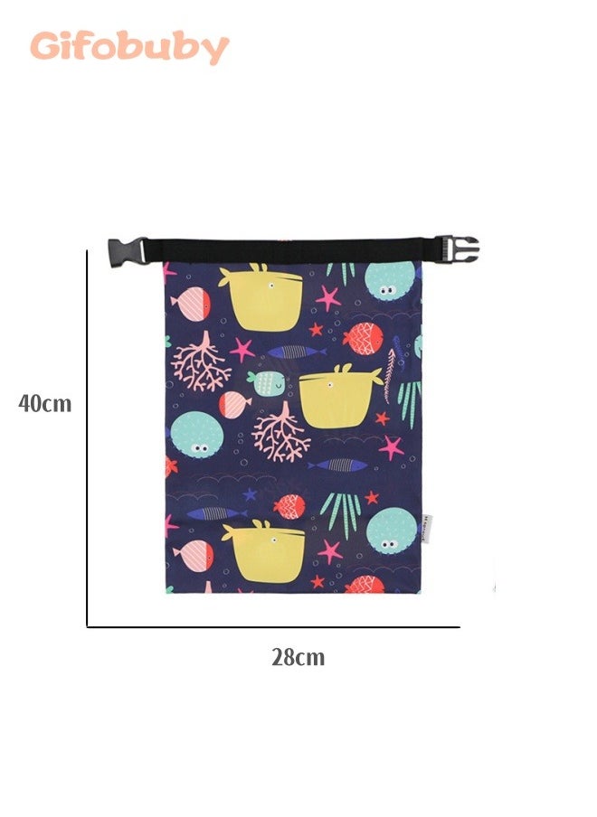 Wet Dry Bags, Waterproof Reusable Wet Bag for Baby Cloth Diapers & Breast Pump Parts, Gym Bag Stroller Toiletries Organizer for Swimsuit Wet Clothes - pzsku/Z5C334291ED87E8649EFDZ/45/_/1725084522/259ad1b8-3942-4806-a0a0-e511a2535d53