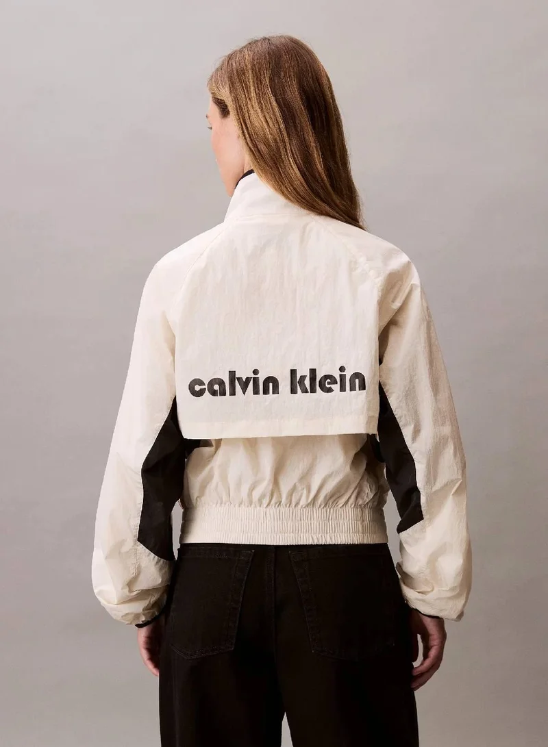 Calvin Klein Jeans Tofu Calvin Klein Logo Retro Track Jacket for Women | Best Price UAE