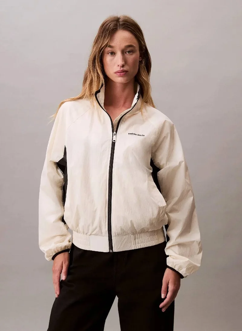 Calvin Klein Jeans Tofu Calvin Klein Logo Retro Track Jacket for Women | Best Price UAE