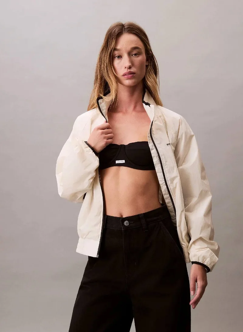 Calvin Klein Jeans Tofu Calvin Klein Logo Retro Track Jacket for Women | Best Price UAE