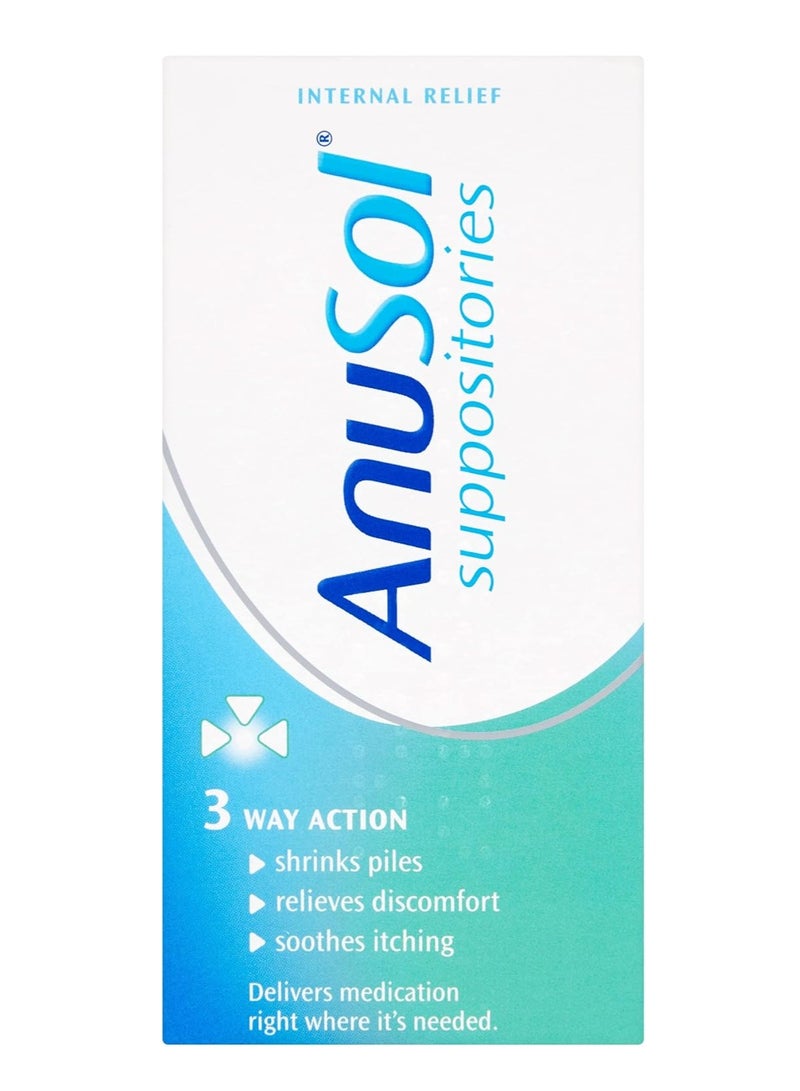 Anusol Insol treatment piles 24 suppositories health and beauty - Image 1