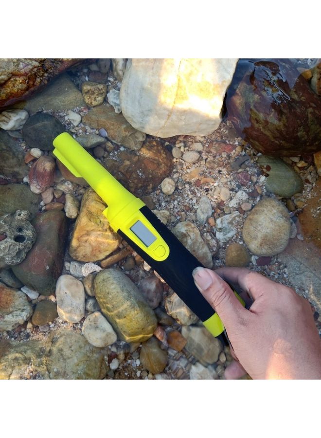 HS-10 Handheld Waterproof Metal Detector LCD Display Metal Positioning Rod(Fluorescent Green) - Image 3