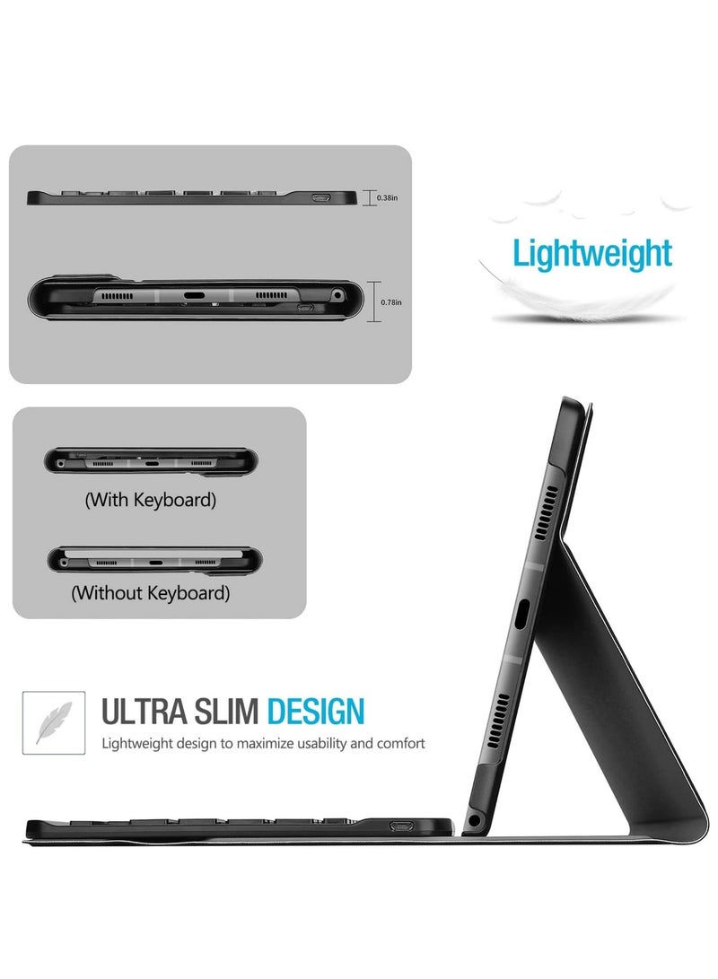 ELTRAZONE Galaxy Tab A8 Keyboard Case 10.5 Inch 2022 Protective Cover Case with Detachable Wireless Keyboard for Tab A8 10.5" X200 X205 X207 - Image 5