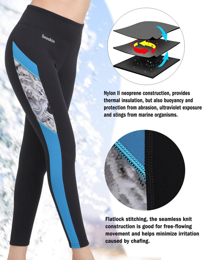 Seaskin Womens Wetsuit Pants 2mm for Diving Swimming Water Sport - Image 2