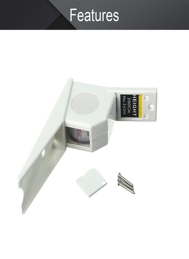 اتول مارت مقياس ارتفاع يوتول مارت 200 سم، مقياس ارتفاع مثبت على الحائط، مسطرة نمو، سم متري، قطعة واحدة - Image 3