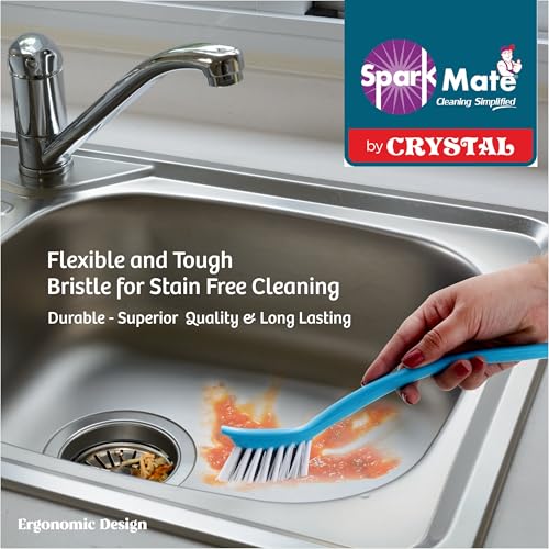Sparkmate By Crystal Sink & Basin Brush, Assorted, Plastic (Pack of 2) - Image 4