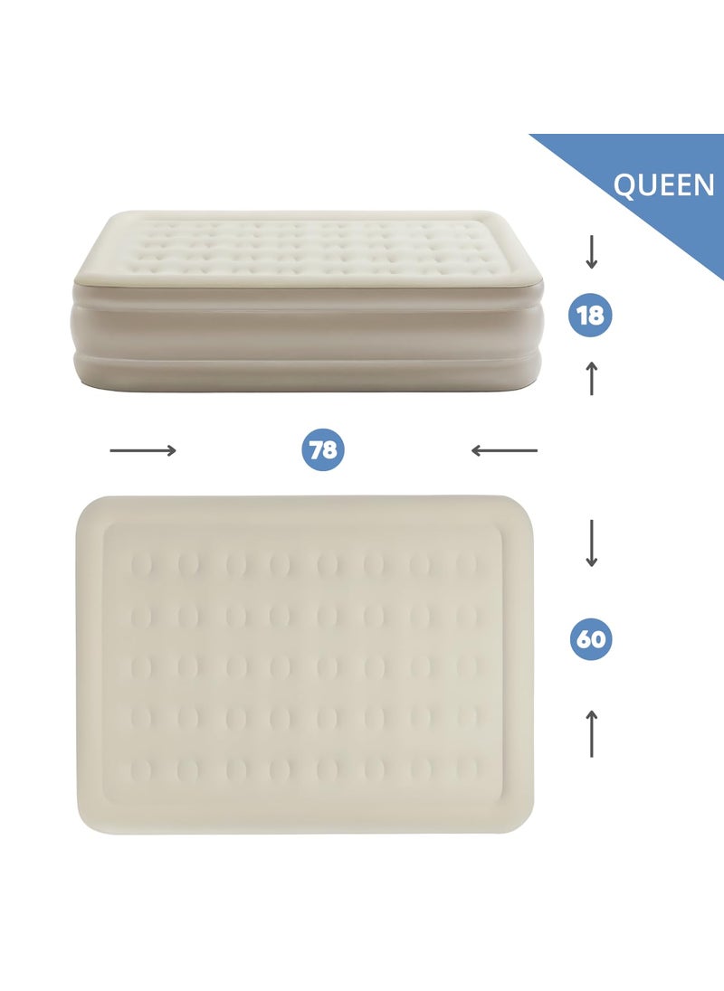 Simpli Comfy Simpli Comfy 18 Inch Inflatable Air Mattress with Builtin AC Pump  - Image 3