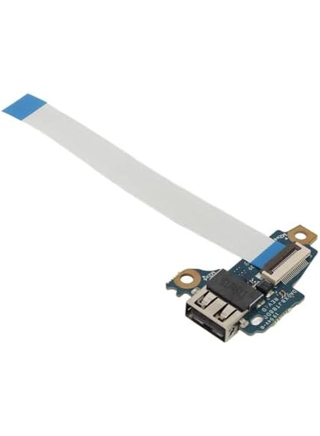 ProBook 450 G6 USB Jack Board Replacement DA0X8JTB8D0 Easy Install 9cm Cable - Image 1