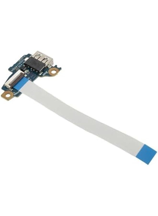ProBook 450 G6 USB Jack Board Replacement DA0X8JTB8D0 Easy Install 9cm Cable - Image 5