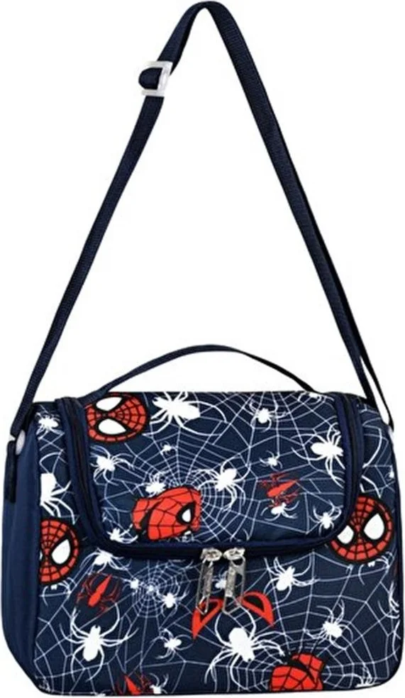 Cakard Bagacar Men's Spider Model Pencil Case Nutrition Set Backpack