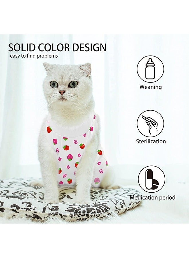 اتش واي جناح التعافي الاحترافي من Cat ، قميص التعافي الجراحي ، بدلة التعافي القابلة للتنفس ، للقطط بعد الجراحة ، ارتدي جروحا مضادة للعق ، بديلا مثاليا للياقات الإلكترونية ، بدلة بيجامة (مقاس M ل 6-8 أرطال) - Image 5