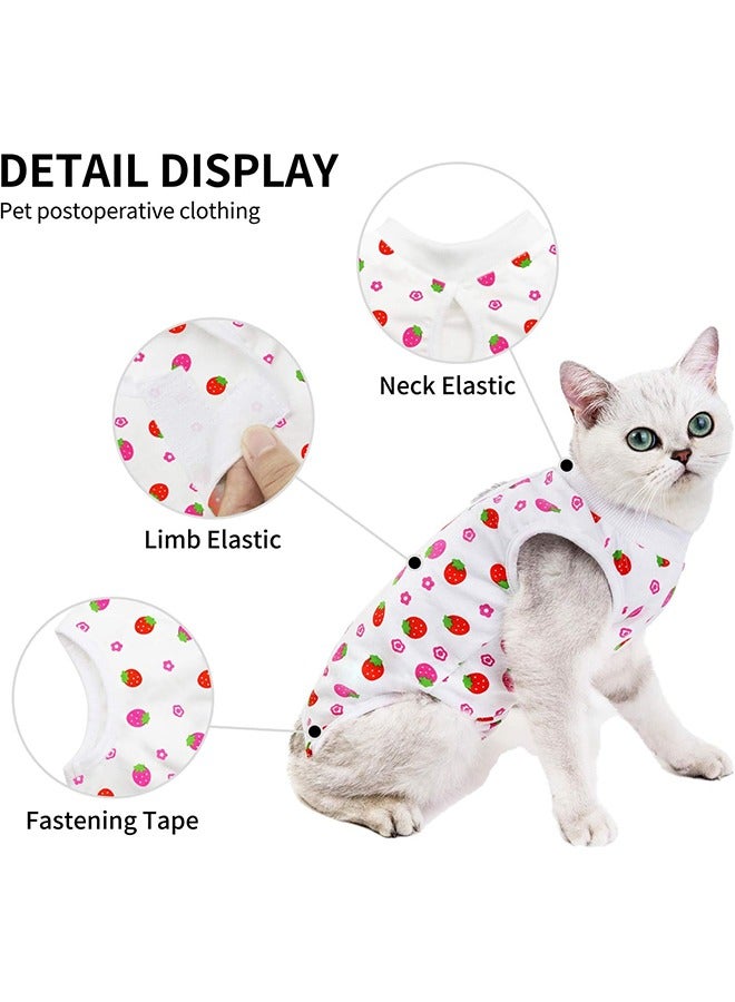 اتش واي جناح التعافي الاحترافي من Cat ، قميص التعافي الجراحي ، بدلة التعافي القابلة للتنفس ، للقطط بعد الجراحة ، ارتدي جروحا مضادة للعق ، بديلا مثاليا للياقات الإلكترونية ، بدلة بيجامة (مقاس M ل 6-8 أرطال) - Image 2