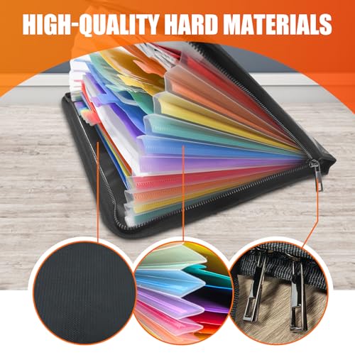 HardRock Fireproof Accordion File Organizer,Important Document Organizer,end of Life Planner Organizer Binder，Expanding Portable fire Proof Document Bag，Waterproof Folio Holder File folders for A4 Paper - Image 4